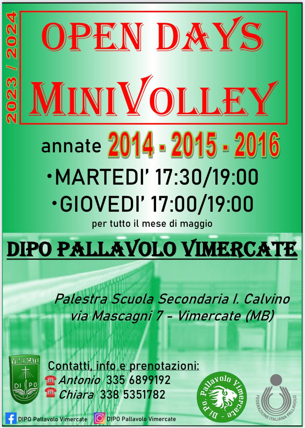 Minivolley bambine 2023